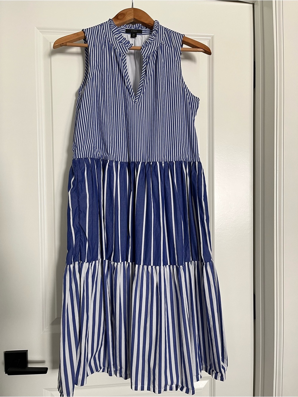 XS J Crew Dress Midi Summer Dress with Pockets - Picture 2 of 9